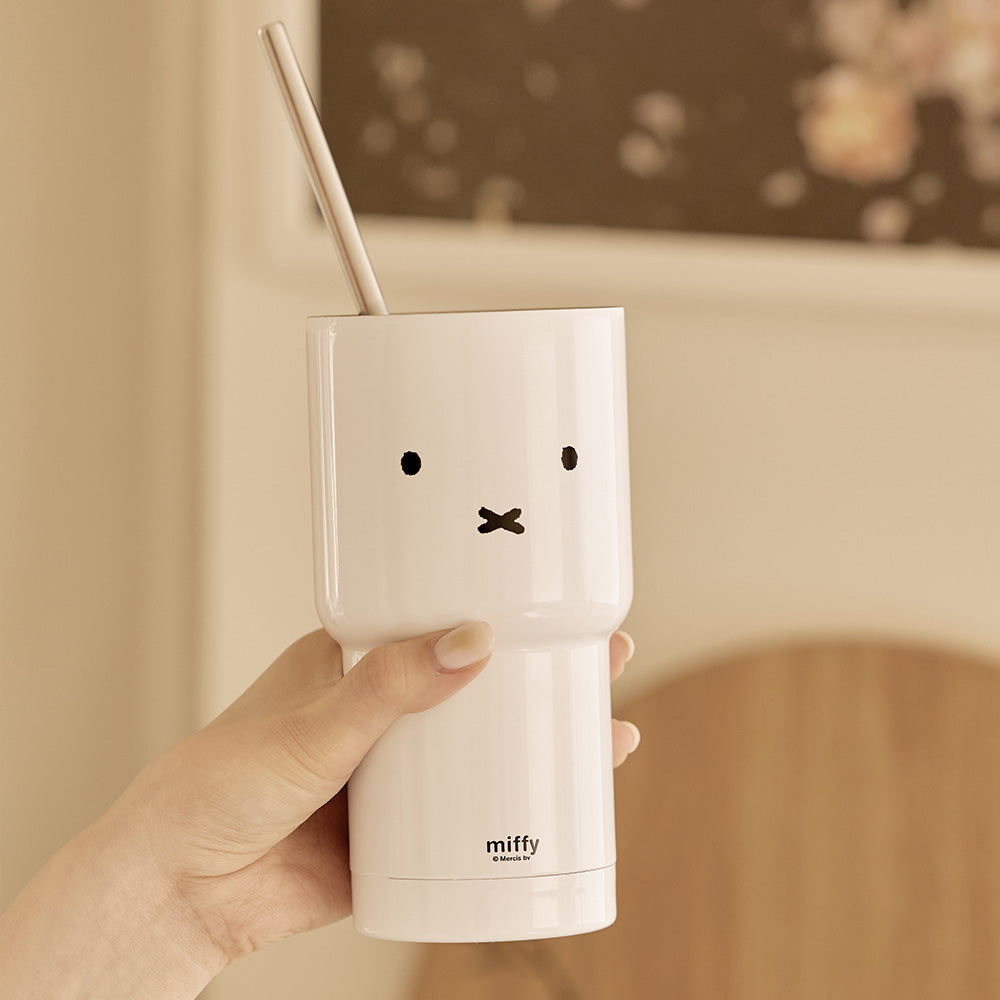 Miffy 雙層真空不鏽鋼大容量保暖保冷杯600ml l 7-14個工作天到貨