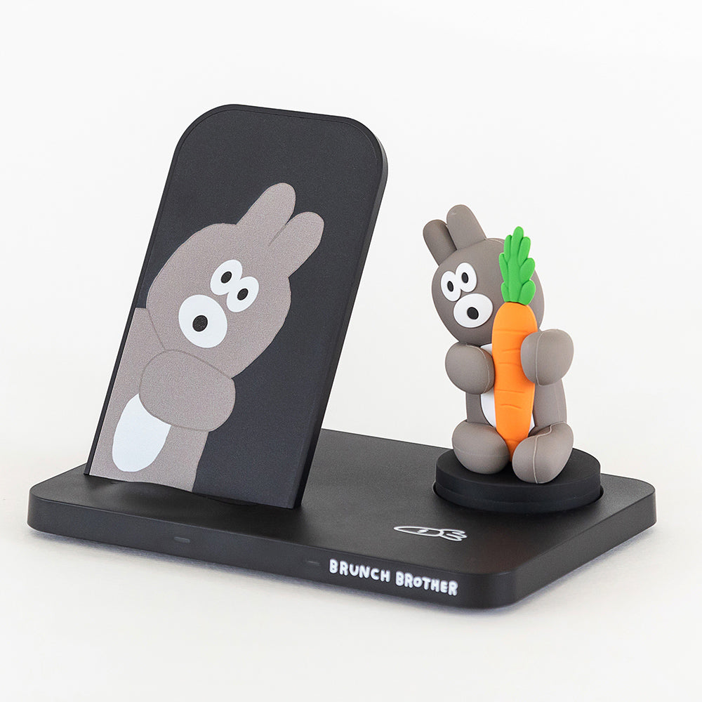 [團購優惠20/8截單]| 韓國Brunch Brother | Bunny Wireless Charger Stand 兔兔造型 無線充電座| 7-14個工作天到貨