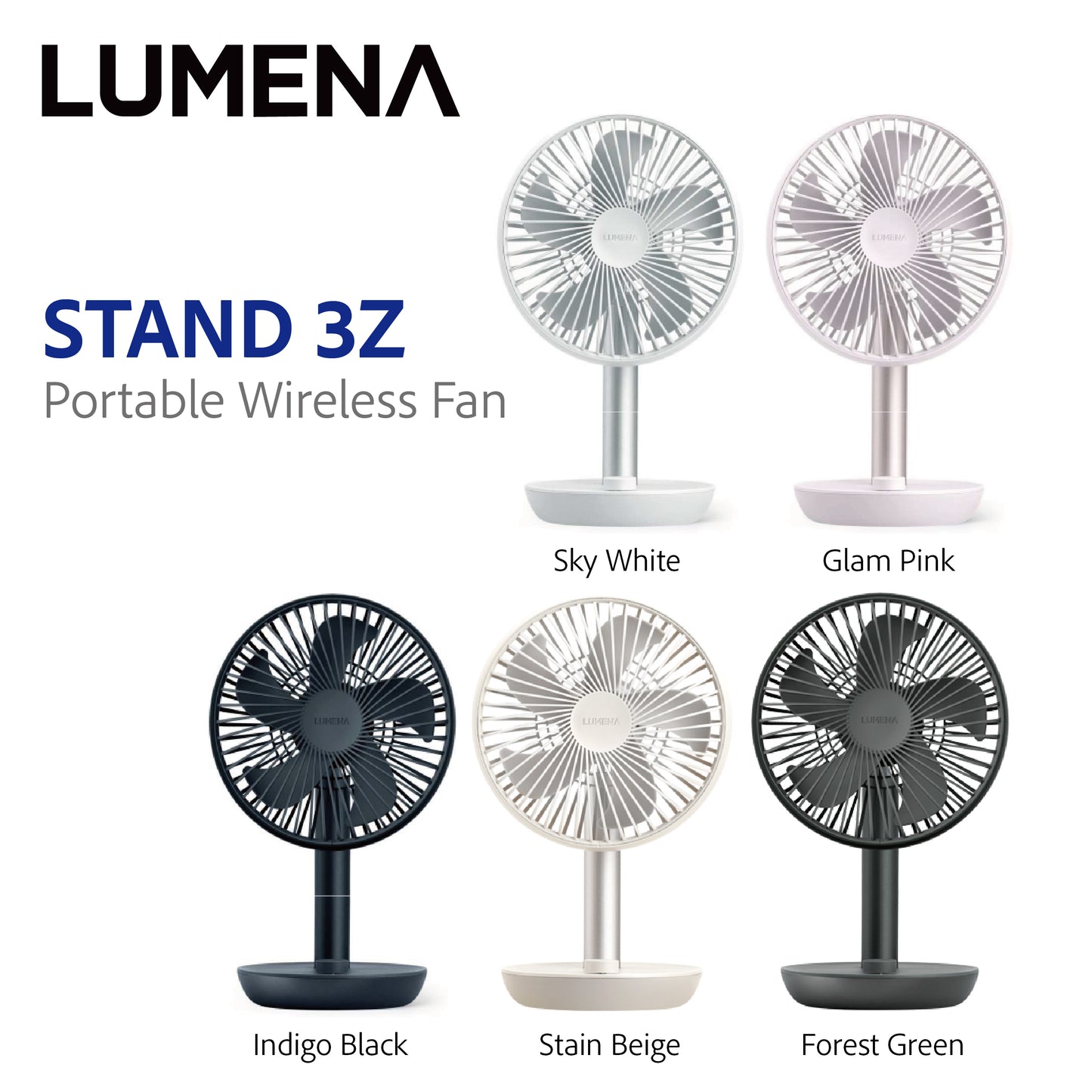 Lumena Stand 3Z 無缐座枱風扇