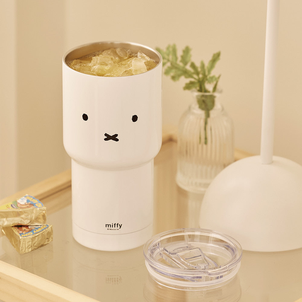 Miffy 雙層真空不鏽鋼大容量保暖保冷杯600ml l 7-14個工作天到貨